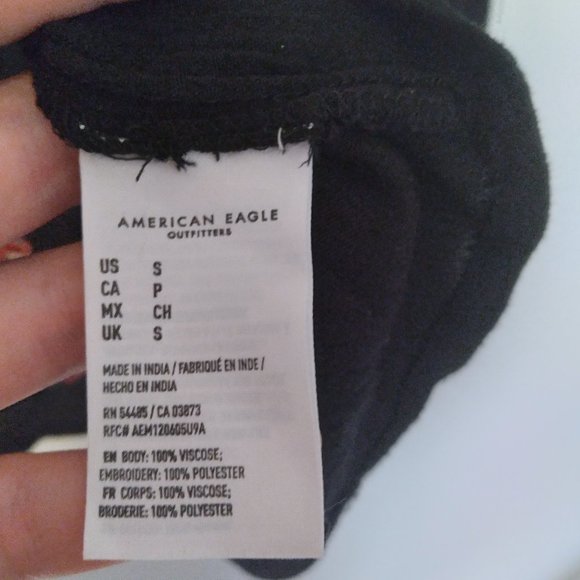 AE Long Sleeve Embroidered Boho Top - Picture 6 of 6